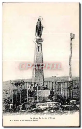 Cartes postales La Vierge du Ballon d Alsace