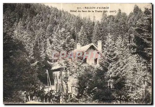 Ansichtskarte AK Ballon d Alsace Hotel du Saut de la Truite