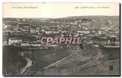 Ansichtskarte AK Aurillac Le Viaduc Le Cantal Pittoresque