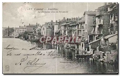 Cartes postales Cantal Aurillac La jordanne avec la Pyramide