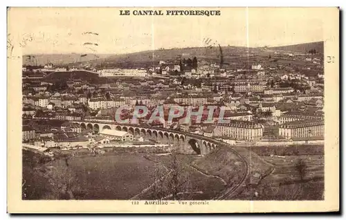 Ansichtskarte AK Le Cantal Pittoresque Aurillac Vue generale