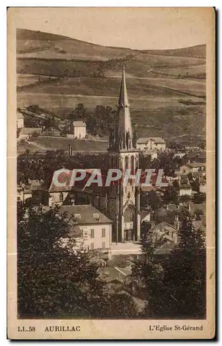 Ansichtskarte AK Aurillac L Eglise St Gerand