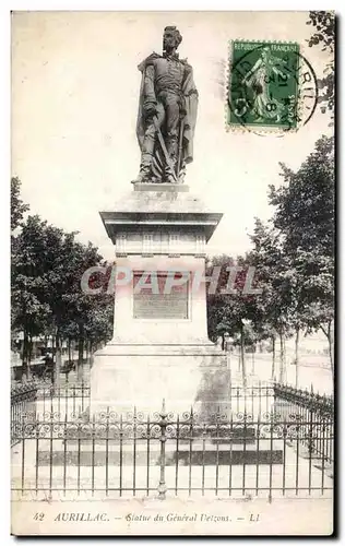 Cartes postales Aurillac Statue du General Delzons