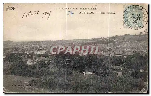 Ansichtskarte AK L Auvergne lllustree Aurillac Vue generale