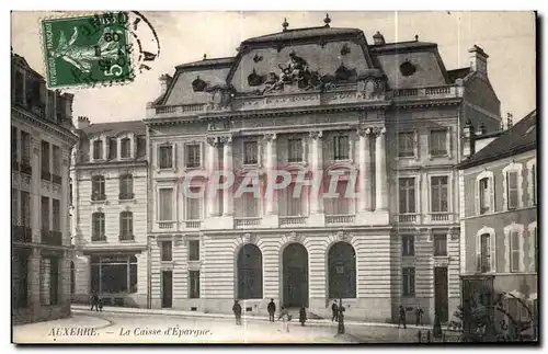 Cartes postales Auxerre La Caisse d Eparagne