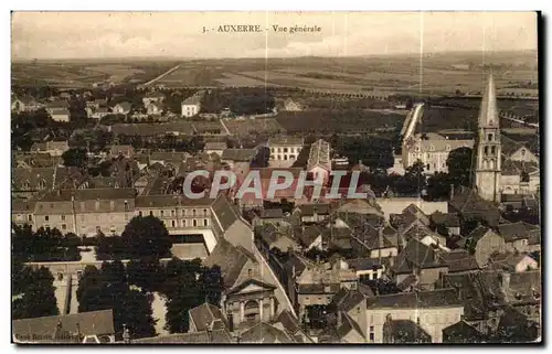 Cartes postales Auxerre Vue Generale