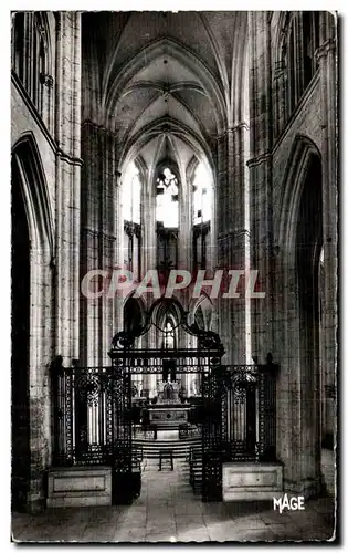 Cartes postales Auxerre Abbaye St Germain Nef principale