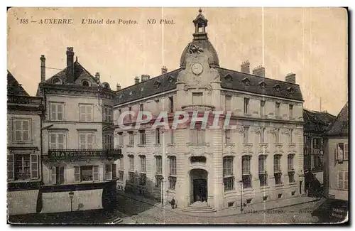 Ansichtskarte AK Auxerre L Hotel des Postes