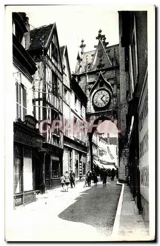 Ansichtskarte AK Auxerre Porte de l Horloge et Maison du XV e siecle