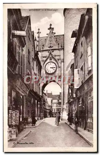 Cartes postales Auxerre l Horloge