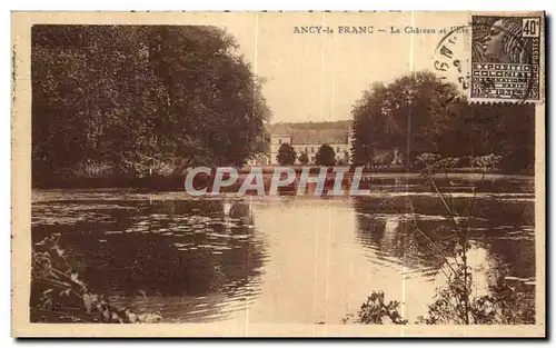 Cartes postales Ancy le Franc Le Chateau et l etang