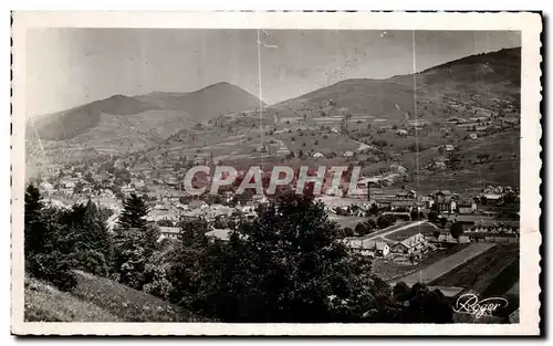 Cartes postales Bussang Vue generale avec le Mont Drumont