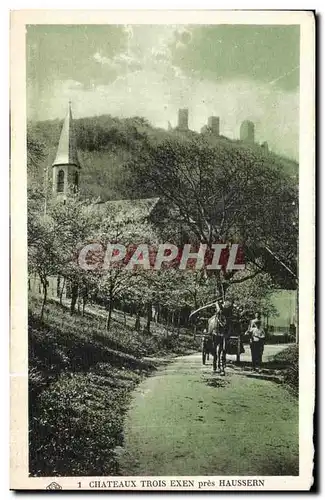 Cartes postales Chateau Trois Exen pres Haussern