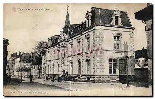 Cartes postales Rambervillers Hopital Civil