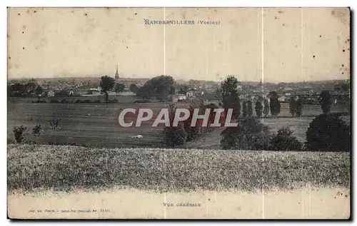 Cartes postales Rambervillers Vue Generale