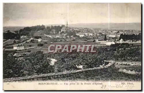 Ansichtskarte AK Neufchateau Vue prise de la Route d Epinal