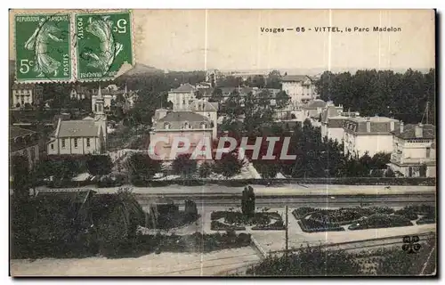 Cartes postales Vosges Vittel le Parc Madelon