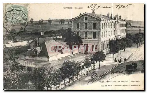 Cartes postales Vittel (Vosges) Cape Petitjean Et Hotel Terminus