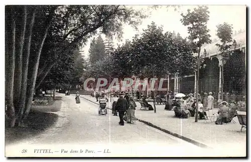 Ansichtskarte AK Vittel Vue dans le Parc