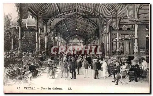 Cartes postales Vittel Sous les Galeries