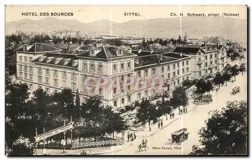 Cartes postales Vittel Hotel Des Sources