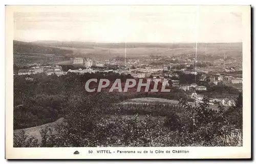 Ansichtskarte AK Vittel Panorama vu de la Cote de Chatillon