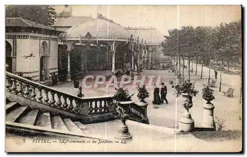 Cartes postales Vittel La Promenade et les Jardins