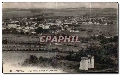 Cartes postales Vittel Vue generale prise de Chatillon