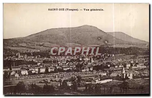 Cartes postales Saint Die Vue generale