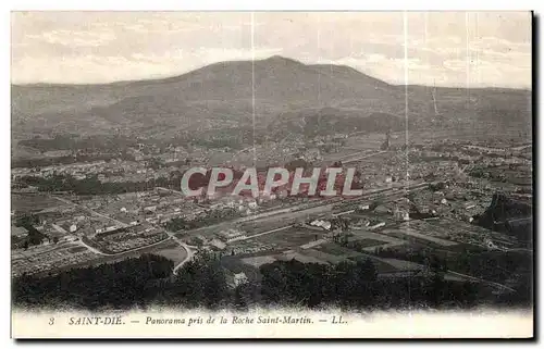 Cartes postales Saint Die Panarama pris de la Roche Saint Martin