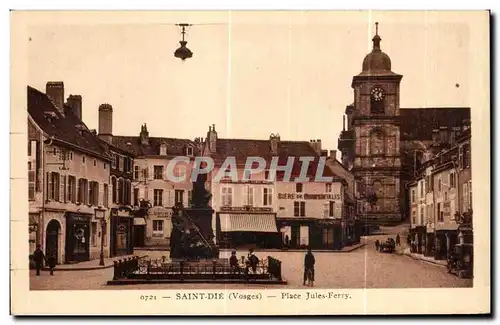 Cartes postales Saint Die Place Jules Ferry