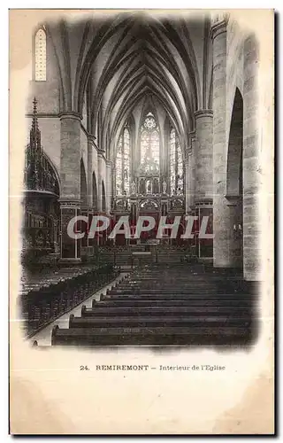 Cartes postales Remiremont Interieur de L Eglise