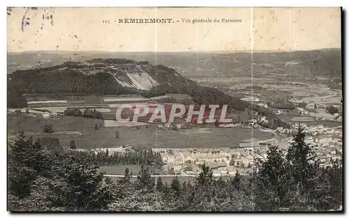 Cartes postales Remiremont Vue generale du Parmont