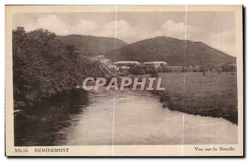 Cartes postales Remiremont Vue sur la Moselle