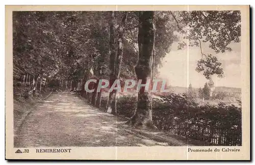 Cartes postales Remiremont Promenade du Calvaire