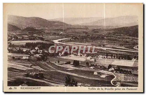 Cartes postales Remiremont Vallee de la Moselle prise du Parmont