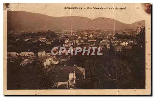 Cartes postales Remiremont Vue Generale prise du Parmont