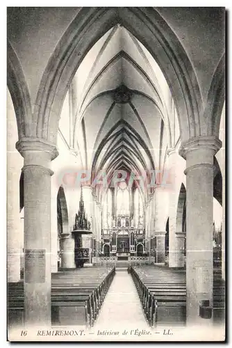 Cartes postales Remiremont Interieur de I Eglise