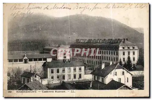 Cartes postales Remiremont Caserne Marion Militaria