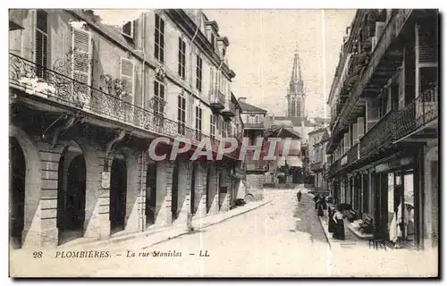 Ansichtskarte AK Plombieres La rue Stanislas