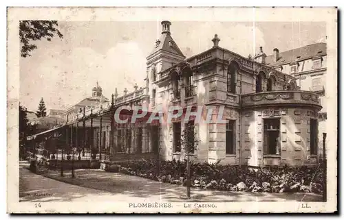 Cartes postales Plombieres Le Casino