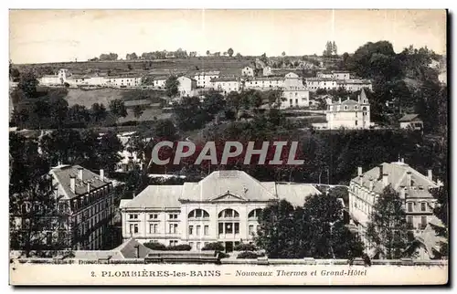 Ansichtskarte AK Plombieres Les Bains Nouveaux Thermes et Grand Hotel