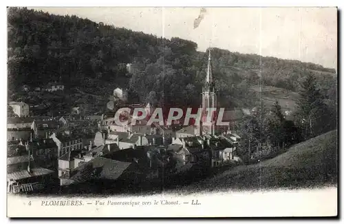 Ansichtskarte AK Plombieres Vue Panoramique vers le Chonot