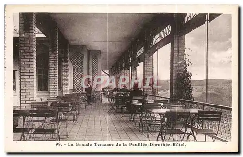 Cartes postales La Grande Terrasse de la Feuillee Dorothee Hotel