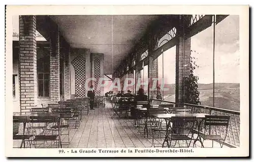 Cartes postales La Grande Terrasse de la Feuillee Dorothee Hotel