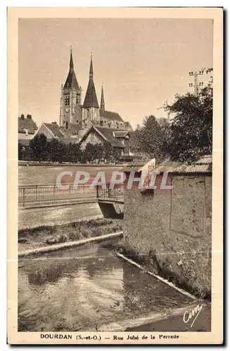 Ansichtskarte AK Dourdan Rue Jube de la Perrelle