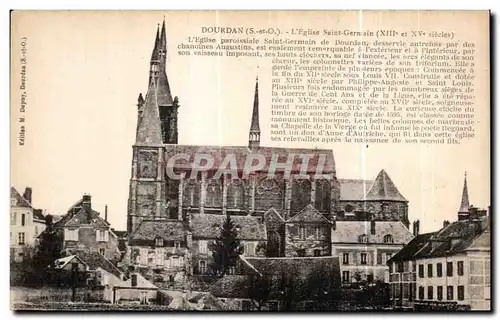 Cartes postales Dourdan L Eglise Saint Germain L Eglise paroissiale Saint Germain de Dounrdan