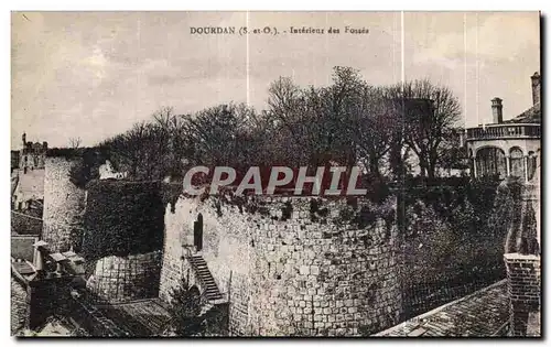 Cartes postales Dourdan Interieur des Fosses