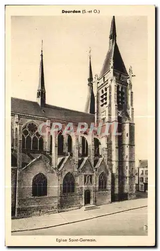 Cartes postales Dourdan Eglise Saint Germain