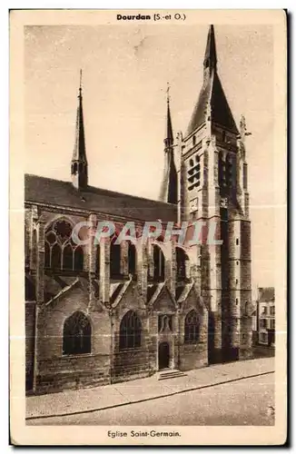 Cartes postales Dourdan Eglise Saint Germain